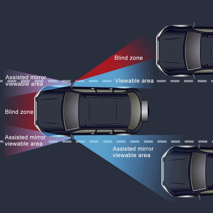 3R-094 Auxiliary Rear View Mirror Car Adjustable Blind Spot Mirror Wide Angle Auxiliary Rear View Side Mirror for Left Mirror - Convex Mirror & Accessories by 3R | Online Shopping UK | buy2fix