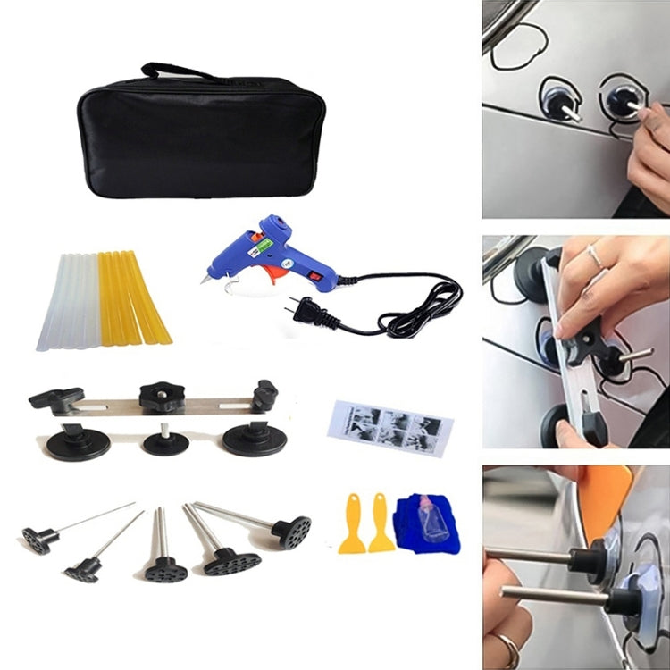 22 in 1 Auto Car Body Dent Repair Tools Pulling Bridge Dent Removal Lifter Puller, with 20W Glue Gun, US Plug or EU Plug - In Car by buy2fix | Online Shopping UK | buy2fix