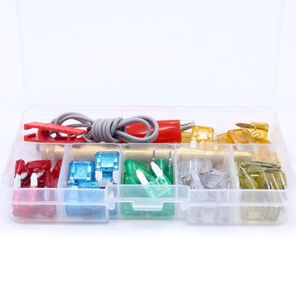 60 PCS Assorted Car Motorcycle Truck Small Size Blade Fuse Set 5A 10A 15A 20A 25A 30Amp & Test Pencil - In Car by buy2fix | Online Shopping UK | buy2fix