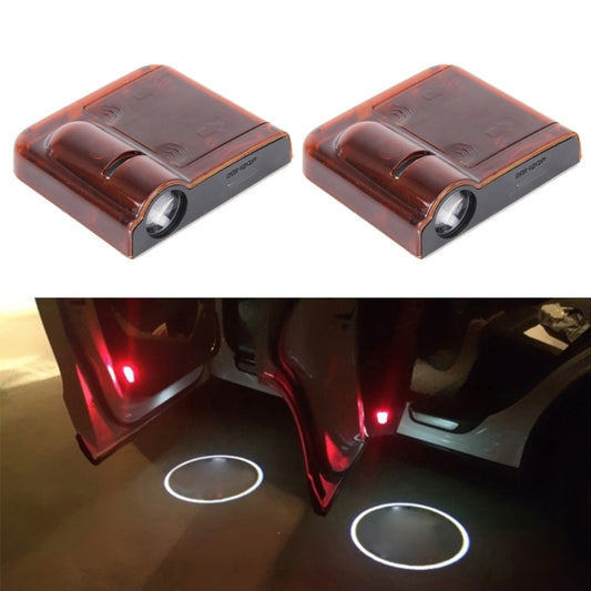 2 PCS LED Ghost Shadow Light, Car Door LED Laser Welcome Decorative Light, Display Logo for KIA K3 Car Brand(Red) - Door Lights by buy2fix | Online Shopping UK | buy2fix