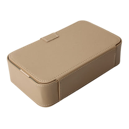 Universal Car Facial Tissue Box Case Holder Tissue Box Fashion and Simple Paper Napkin Bag with Napkin(Khaki) - Tissue Boxes by buy2fix | Online Shopping UK | buy2fix