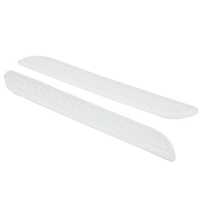 2 PCS Universal Car Auto Rubber Body Bumper Guard Protector Strip Sticker(White) - Anti Collision Sticker by buy2fix | Online Shopping UK | buy2fix