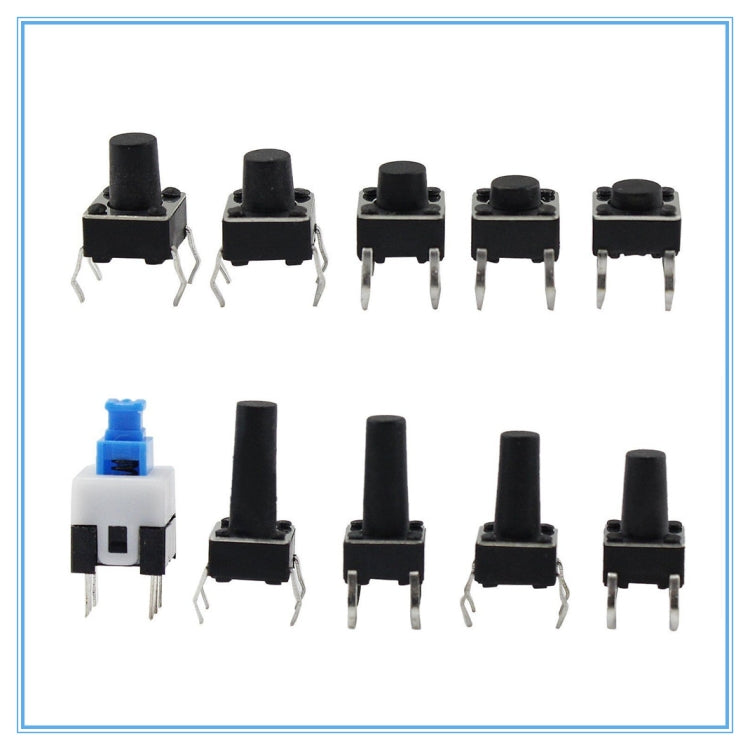 180 PCS Tactile Push Button Switch Kit Micro Switch - In Car by buy2fix | Online Shopping UK | buy2fix