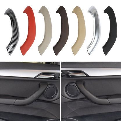 Car Left Side Inside Doors Handle Pull Trim Cover 51417417513 for BMW X1 2016-, Left Driving (Coffee) - In Car by buy2fix | Online Shopping UK | buy2fix