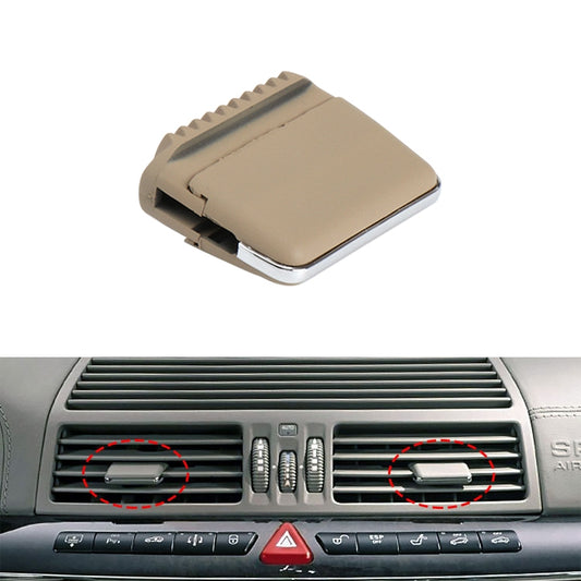 Car Middle Air Conditioning Exhaust Switch Paddle for Mercedes-Benz S Class W220 1998-2005, Left Driving (Beige) - In Car by buy2fix | Online Shopping UK | buy2fix