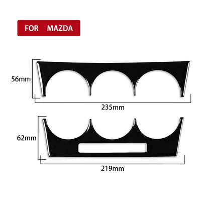 For Mazda 3 Axela 2010-2013 Car AC Button B Decorative Sticker, Left and Right Drive Universal - In Car by buy2fix | Online Shopping UK | buy2fix