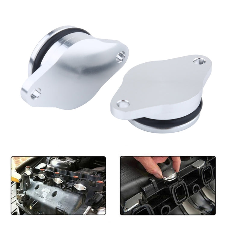 4x33mm Car Swirl Flap Air Intake Aluminum Gasket Remove Repair Kit(Silver) - In Car by buy2fix | Online Shopping UK | buy2fix