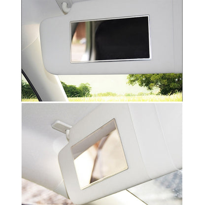 Portable Car Sunshade Makeup Mirror Stainless Steel Vanity Mirror, Size: 150 x 80mm -  by buy2fix | Online Shopping UK | buy2fix