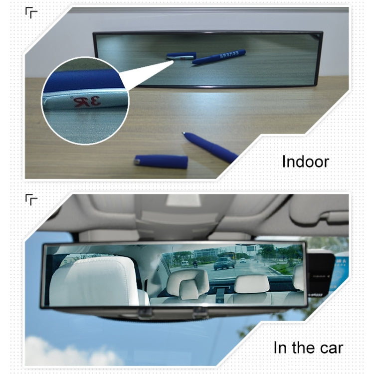3R-282 Car Rearview Auxiliary White Mirror - In Car by 3R | Online Shopping UK | buy2fix