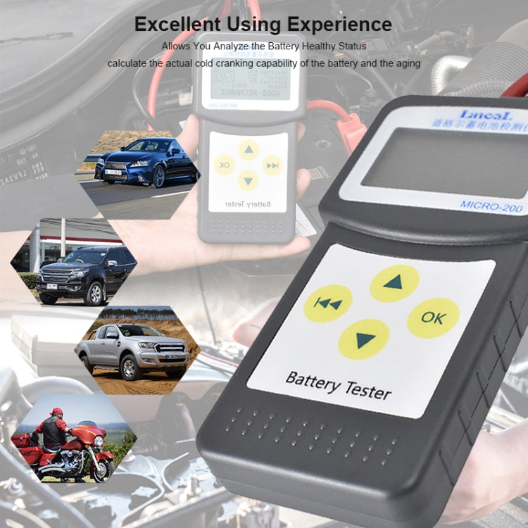 MICRO-200 Car Battery Tester Battery Internal Resistance Life Analyzer - In Car by buy2fix | Online Shopping UK | buy2fix