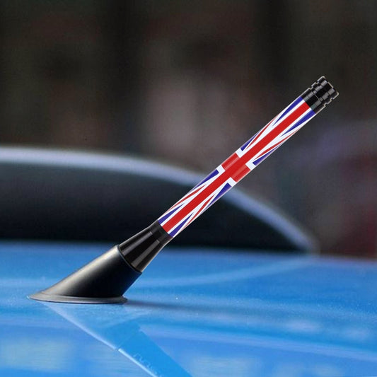 Long Universal UK Flag Pattern Car Antenna Aerial 10.5cm -  by buy2fix | Online Shopping UK | buy2fix