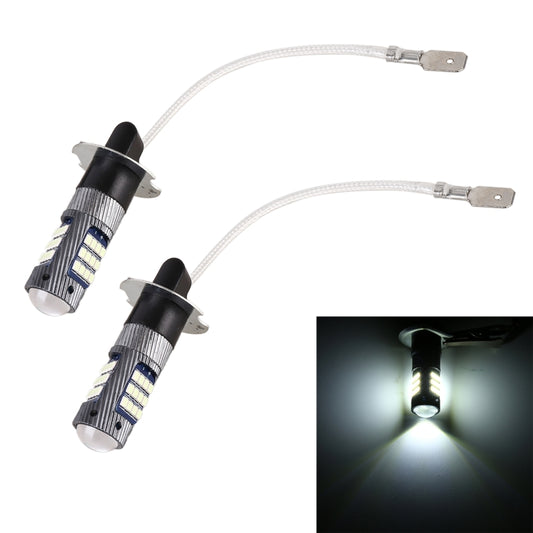 1 Pair H3 DC12V / 5W Car LED Fog Light with 42LEDs SMD-2016 Lamp Beads (White Light) - In Car by buy2fix | Online Shopping UK | buy2fix