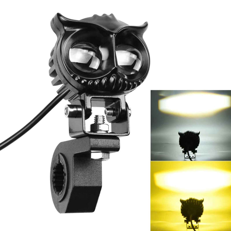 ZH-1584A1 External Waterproof Double Lamp Bead LED Headlight Owl Dragon Button Type - In Car by buy2fix | Online Shopping UK | buy2fix