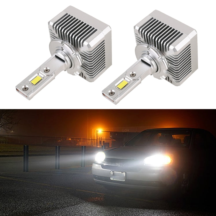 1 Pair D Series D1S Car HID Ballast to LED Headlight DC12V 35W 6000K 7000LM, CSP Lamp Bead - In Car by buy2fix | Online Shopping UK | buy2fix