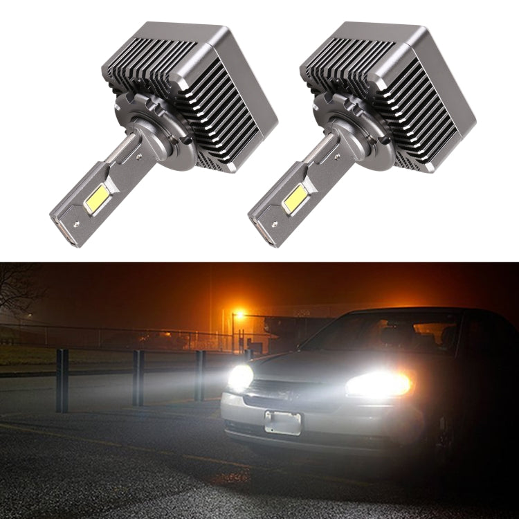 1 Pair D Series D3S Car HID Ballast to LED Headlight DC12V / 35W / 6000K / 5000LM - In Car by buy2fix | Online Shopping UK | buy2fix