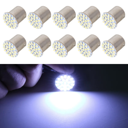 10pcs 1156 DC12V 1.2W Car Turn Signal Light (White Light) - In Car by buy2fix | Online Shopping UK | buy2fix