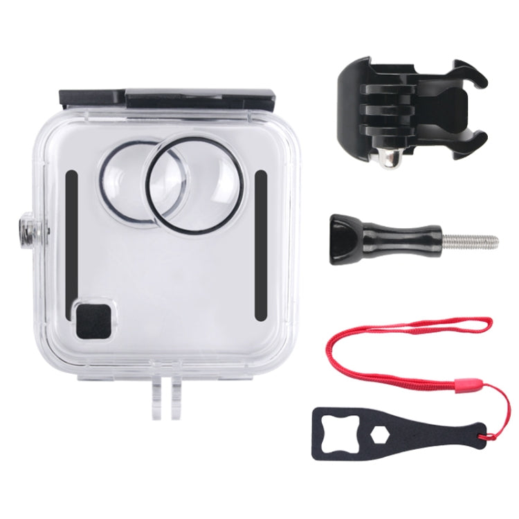 40m Waterproof Housing Protective Case  for GoPro Fusion, with Buckle Basic Mount & Screw & Wrench - DJI & GoPro Accessories by buy2fix | Online Shopping UK | buy2fix