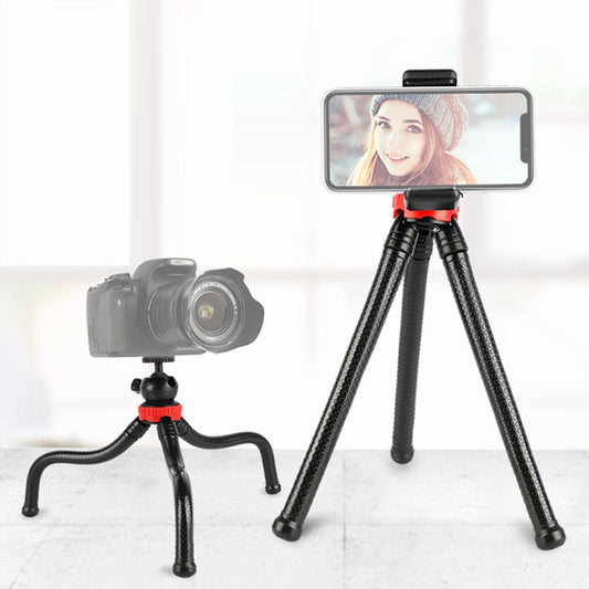 MZ305 Mini Octopus Flexible Tripod Holder with Ball Head for SLR Cameras, GoPro HERO10 Black / HERO9 Black / HERO8 Black /7 /6 /5 /5 Session /4 Session /4 /3+ /3 /2 /1, DJI Osmo Action, Xiaoyi and Other Action Cameras, Cellphone, Size:30cmx5cm - DJI & GoPro Accessories by buy2fix | Online Shopping UK | buy2fix