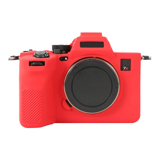 For Sony ILCE-7RM5 / Alpha 7R V Soft Silicone Protective Case (Red) - Protective Case by buy2fix | Online Shopping UK | buy2fix