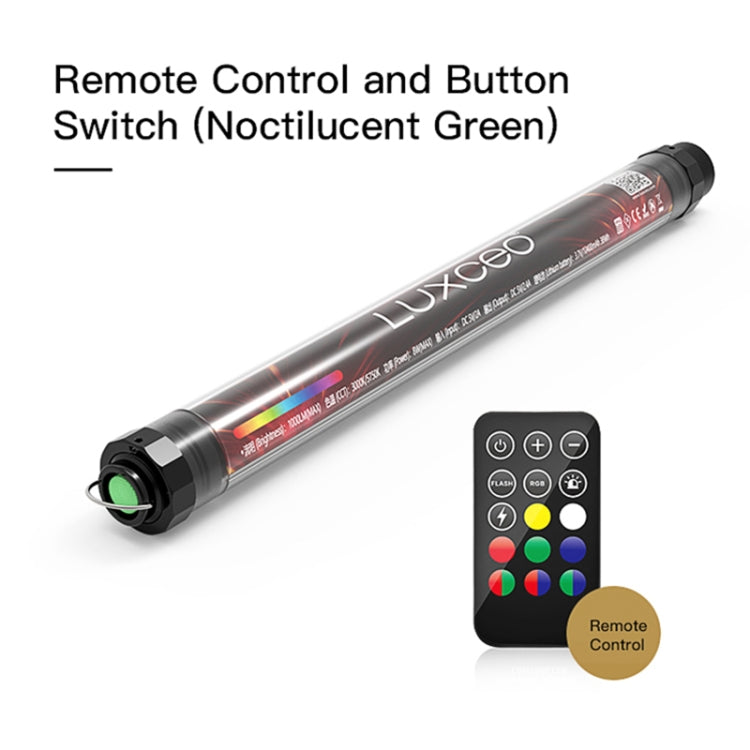 LUXCeO P7RGB Colorful Photo LED Stick Video Light APP Control Adjustable Color Temperature Waterproof Handheld LED Fill Light with Remote Control - Camera Accessories by LUXCeO | Online Shopping UK | buy2fix