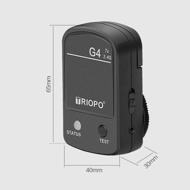 TRIOPO G4 2.4G Wireless Flash Speedlite Trigger with Hot Shoe (Black) - Wireless Flash Trigger by TRIOPO | Online Shopping UK | buy2fix