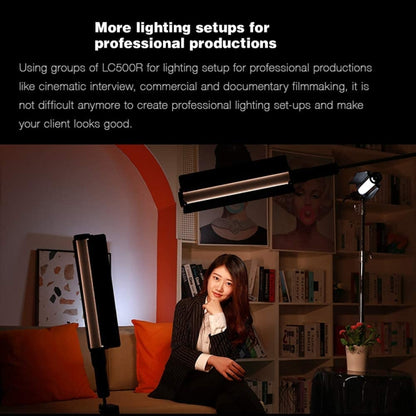 Godox LC500R RGB Full Color LED Light Stick Handheld Fill Light with Remote Control(EU Plug) - Camera Accessories by Godox | Online Shopping UK | buy2fix