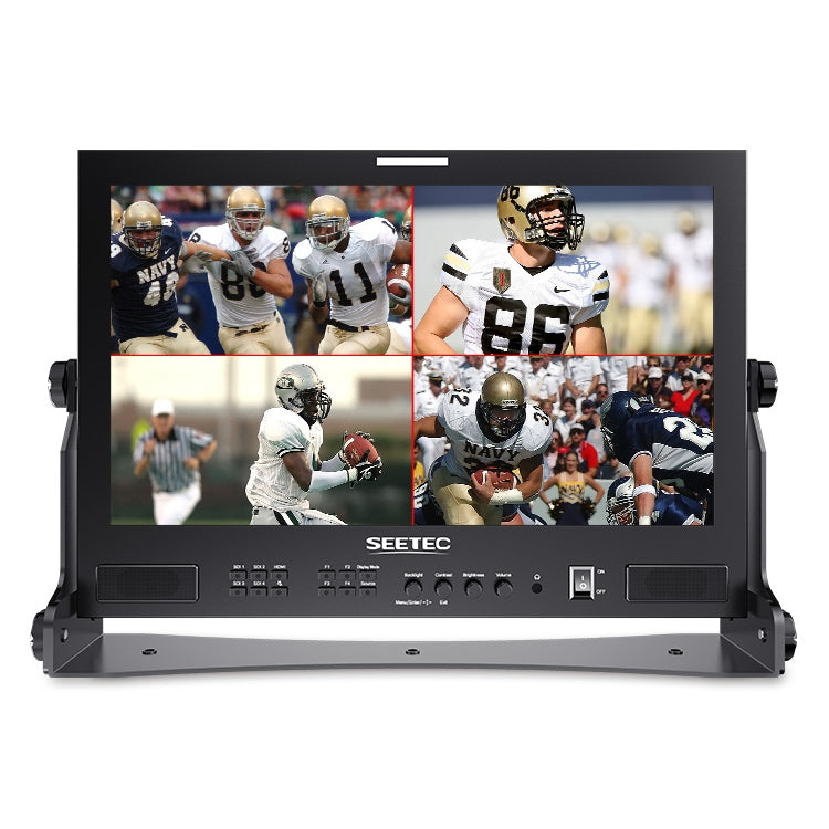 SEETEC ATEM173S 17.3 inch 3G-SDI HDMI Full HD 1920x1080 Multi-camera Broadcast Monitor(EU Plug) - On-camera Monitors by SEETEC | Online Shopping UK | buy2fix