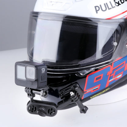 360 Pivot Magic Arm Motorcycle Helmet Mount Adapter Holder (Black) - DJI & GoPro Accessories by buy2fix | Online Shopping UK | buy2fix