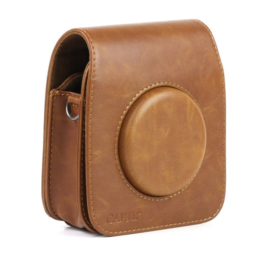 Vintage PU Leather Camera Case Protective bag for FUJIFILM Instax SQUARE SQ10 Camera, with Adjustable Shoulder Strap(Brown) - Camera Accessories by buy2fix | Online Shopping UK | buy2fix