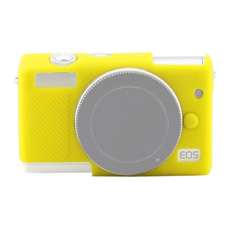 Soft Silicone Protective Case for Canon EOS M200 (Yellow) - Camera Accessories by buy2fix | Online Shopping UK | buy2fix