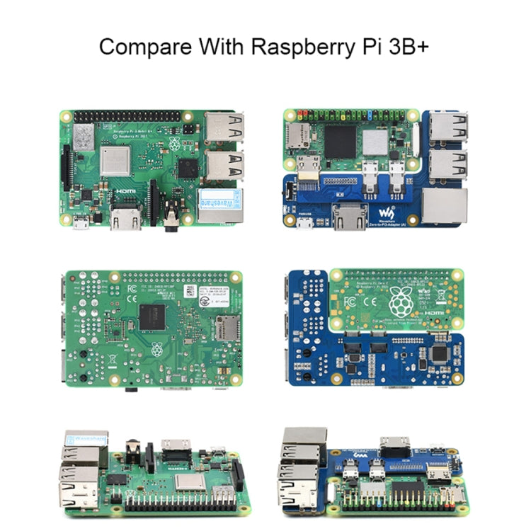Waveshare Raspberry Pi Zero To 3B Adapter for Raspberry Pi 3 Model B/B+ - Consumer Electronics by WAVESHARE | Online Shopping UK | buy2fix