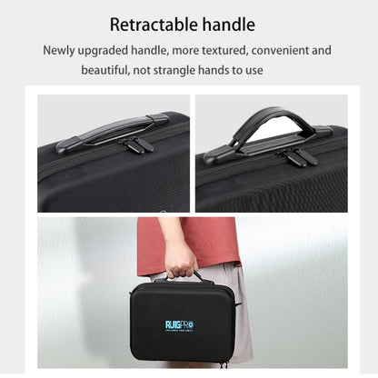 RUIGPRO for DJI Mavic Air 2 Portable PU Shoulder Storage Bag Protective Box (Black) - DJI & GoPro Accessories by RUIGPRO | Online Shopping UK | buy2fix