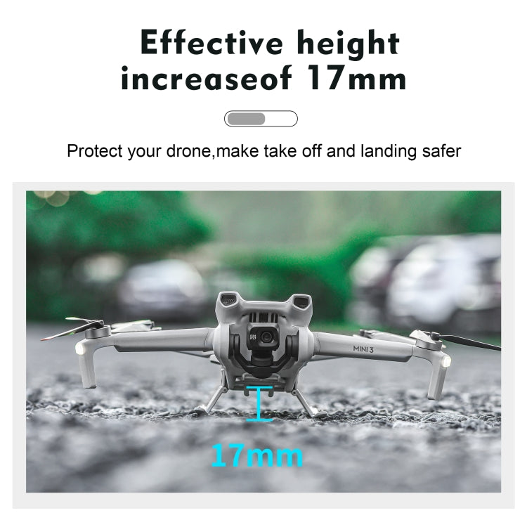 For DJI Mini 3 STARTRC Folding Anti-fall Heightened Landing Gear Training Rack (Grey) - DJI & GoPro Accessories by STARTRC | Online Shopping UK | buy2fix