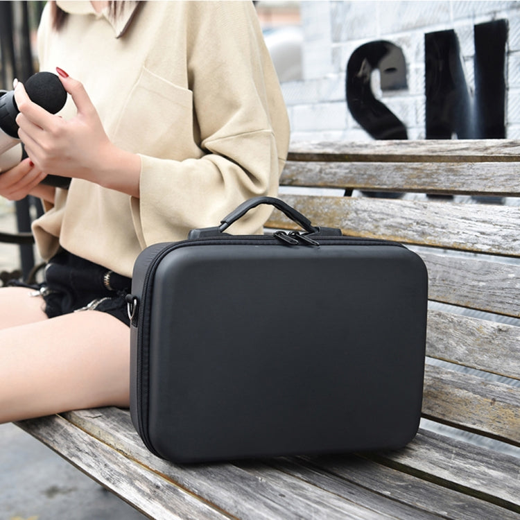 For DJI Mini 2 SE Shockproof Carrying Hard Case Shoulder Bag, Size: 29 x 19.5 x 10cm (Black Black) - DJI & GoPro Accessories by buy2fix | Online Shopping UK | buy2fix