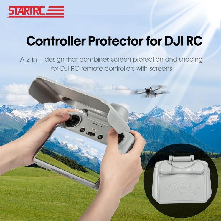 For DJI RC STARTRC Remote Control Sunshade Protection Cover (Grey) - DJI & GoPro Accessories by STARTRC | Online Shopping UK | buy2fix