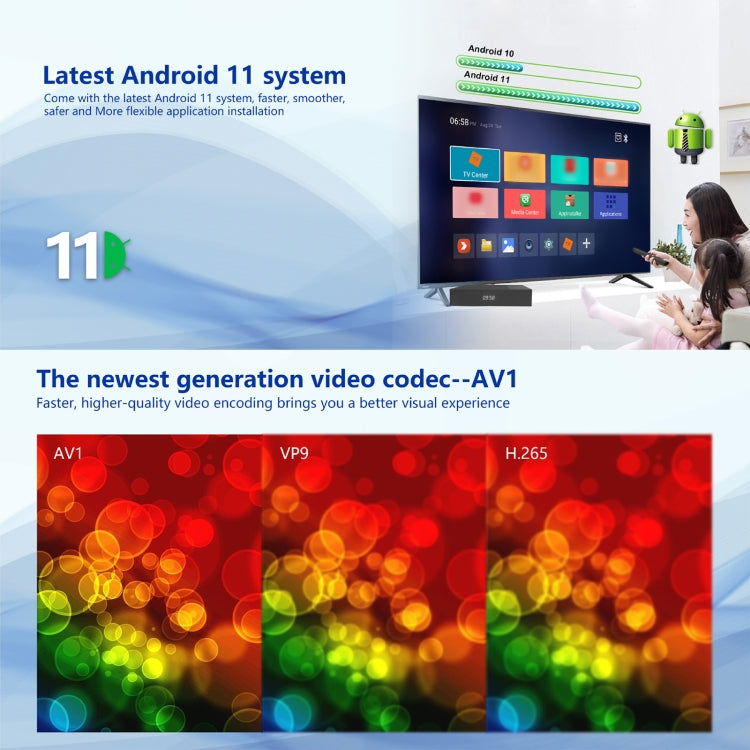 Tanix X4 Android 11 Smart TV Box, Amlogic S905X4 Quad Core, 4GB+64GB, Dual Wifi, BT(UK Plug) - Consumer Electronics by buy2fix | Online Shopping UK | buy2fix