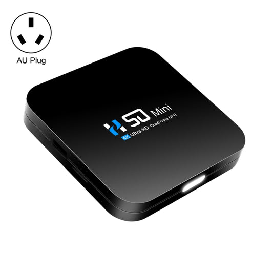 H50 Mini 4K Smart Network TV Box, Android 10.0, RK3318 Quad Core, 2GB+16GB, AU Plug - Consumer Electronics by buy2fix | Online Shopping UK | buy2fix