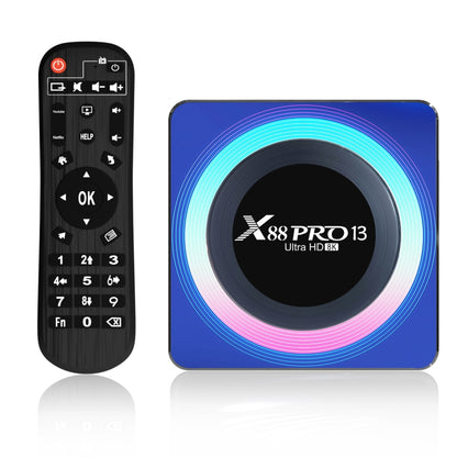 Acrylic X88 Pro 13 8K Ultra HD Android 13.0 Smart TV Box with Remote Control, RK3528 Quad-Core, 4G+32GB(UK Plug) - Others by buy2fix | Online Shopping UK | buy2fix