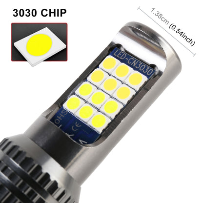 9005 2 PCS DC12-24V / 8.6W Car Double Colors Fog Lights with 24LEDs SMD-3030 & Constant Current, Bag Packaging(White Light + Lime Light) - In Car by buy2fix | Online Shopping UK | buy2fix