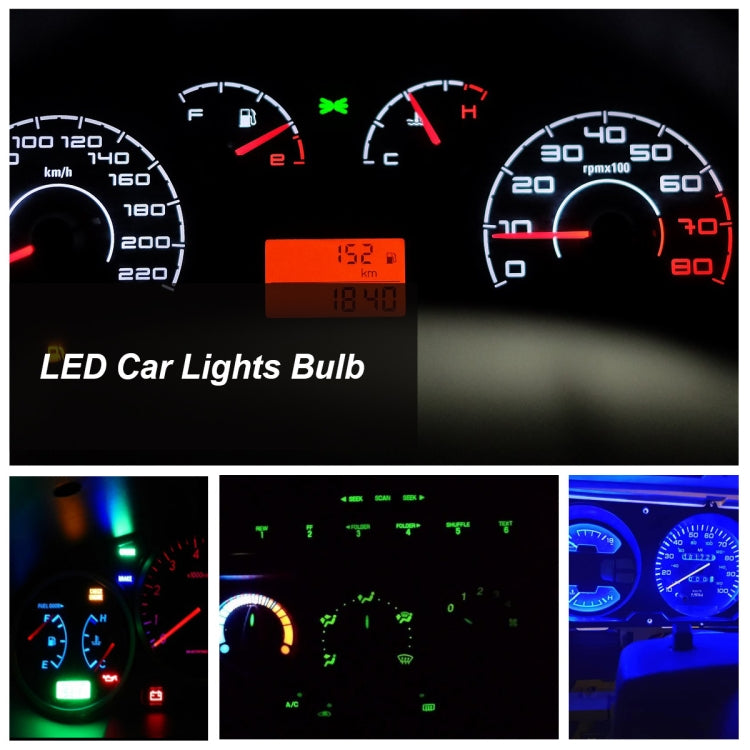 35 PCS T5 Car Modification LED Indicator Light with T5 Lamp Holder - In Car by buy2fix | Online Shopping UK | buy2fix