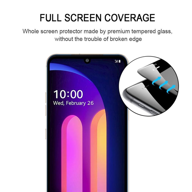 For LG V60 ThinQ 5G Full Glue Full Screen Tempered Glass Film - LG Tempered Glass by buy2fix | Online Shopping UK | buy2fix