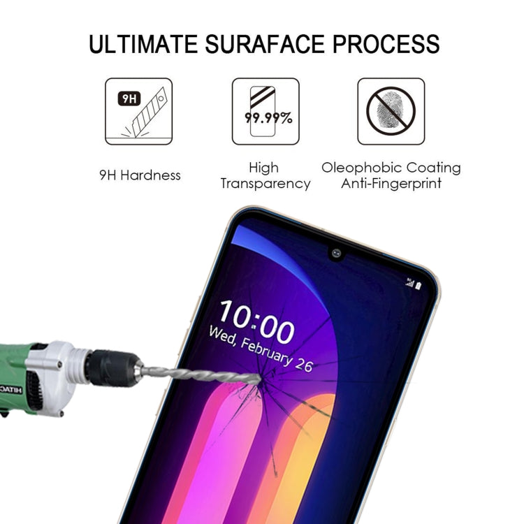 For LG V60 ThinQ 5G Full Glue Full Screen Tempered Glass Film - LG Tempered Glass by buy2fix | Online Shopping UK | buy2fix