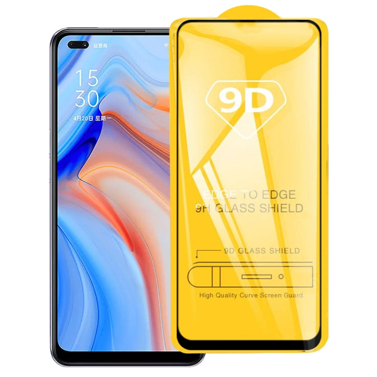 For OPPO Reno4 5G 9D Full Glue Full Screen Tempered Glass Film - OPPO Tempered Glass by imak | Online Shopping UK | buy2fix