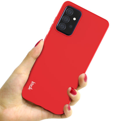 For Samsung Galaxy A72 5G / 4G IMAK UC-2 Series Shockproof Full Coverage Soft TPU Case(Red) - Galaxy Phone Cases by imak | Online Shopping UK | buy2fix