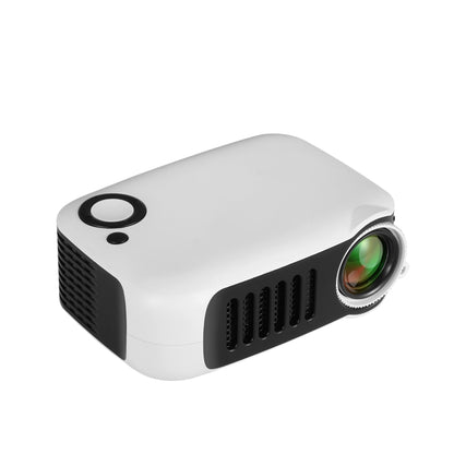 TRANSJEE A2000 320x240P 1000 ANSI Lumens Mini Home Theater HD Digital Projector, Plug Type: US Plug(White) - Consumer Electronics by buy2fix | Online Shopping UK | buy2fix