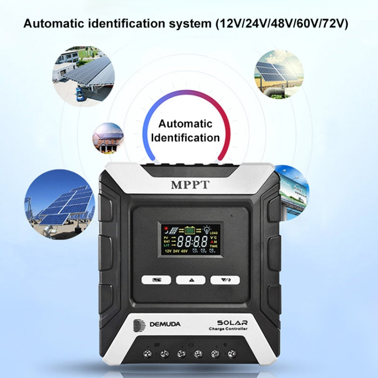 MPPT Solar Controller 12V / 24V / 48V Automatic Identification Charging Controller with Dual USB Output, Model:40A - Consumer Electronics by buy2fix | Online Shopping UK | buy2fix