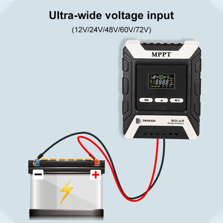 MPPT Solar Controller 12V / 24V / 48V Automatic Identification Charging Controller with Dual USB Output, Model:40A - Consumer Electronics by buy2fix | Online Shopping UK | buy2fix