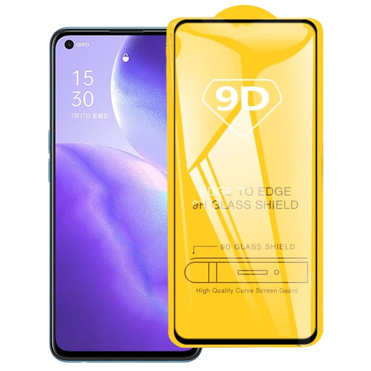 For OPPO Find X3 Lite 9D Full Glue Full Screen Tempered Glass Film - OPPO Tempered Glass by PINWUYO | Online Shopping UK | buy2fix