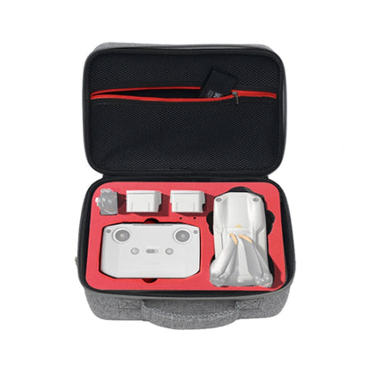 Portable Carry Case Waterproof Scratch-proof Anti-shock Travel Carrying Cover Case Box for DJI Air 2s(Grey+Red Liner) - DJI & GoPro Accessories by buy2fix | Online Shopping UK | buy2fix