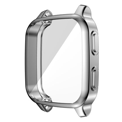For Garmin Venu Sq Full Coverage TPU Electroplating Protective Case(Silver) - Smart Wear by buy2fix | Online Shopping UK | buy2fix